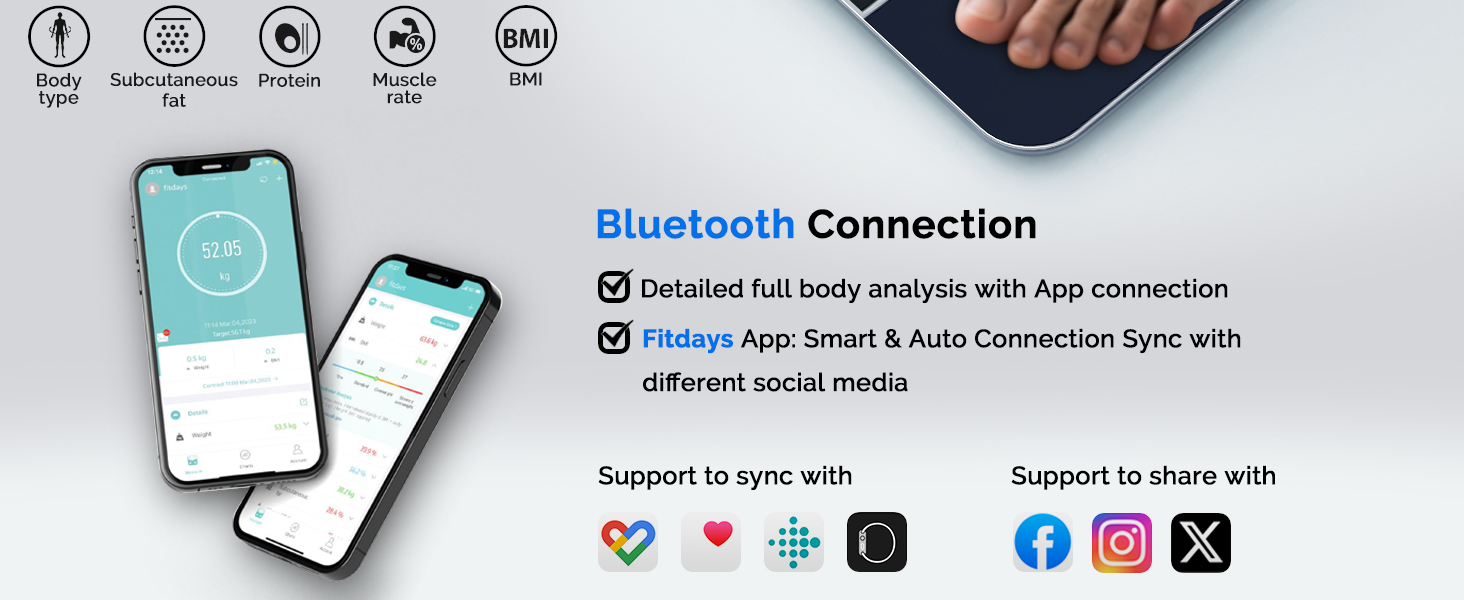Smart Scale with BMI Body Fat