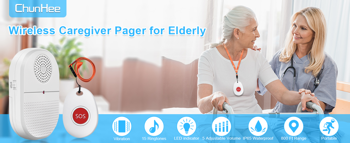 wireless caregiver pager