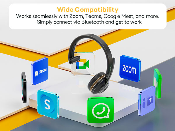 headsets with microphone for work