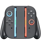 HUDOBBYE Switch 2 Grip for Nintendo Switch 2 Joy con- Comfortable Anti-Slip Joy Con Magnetic Moun...