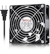 Wathai EC Industrial Case Fan 120mm x 38mm Ball Bearing AC 110V 115V 120V 220V 240V Brushless Coo...