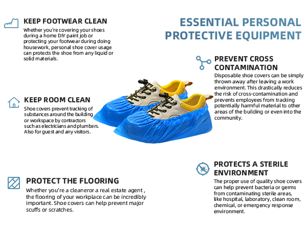 plastic shoe covers disposable