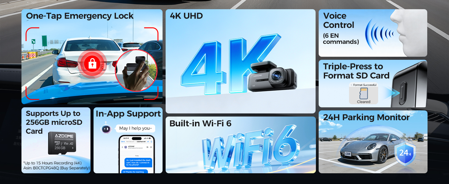 4K dash cam