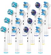 FIRIK Toothbrush Heads, Electric Toothbrush Replacement Brush Heads Compatible with Oral B/Braun,...
