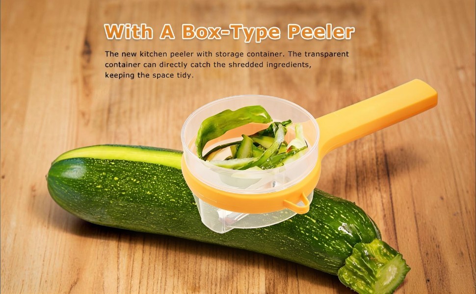 Vegetable Peeler with Box Storage