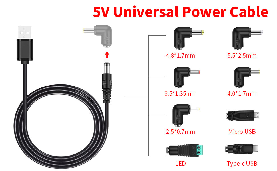 5v power cable