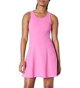Essentials Girls Active FormFlex Buttery Soft Tank Tennis Dress with Built-in Bodysuit, Br...