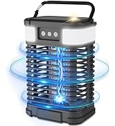 Solar Bug Zapper, 4200V Mosquito Zapper, Cordless &amp; Rechargeable Bug Zapper Outdoor with LED Ligh...