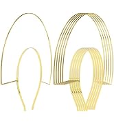 Gold Metal Queen Goddess Angel Halo Crown Headband Hairbands Tiara Hair Hoops DIY Craft Bands Hea...
