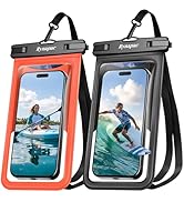 Rynapac Waterproof Phone Pouch - 2 Pack, IPX8 Waterproof Phone Case with Lanyard for iPhone 17 16...