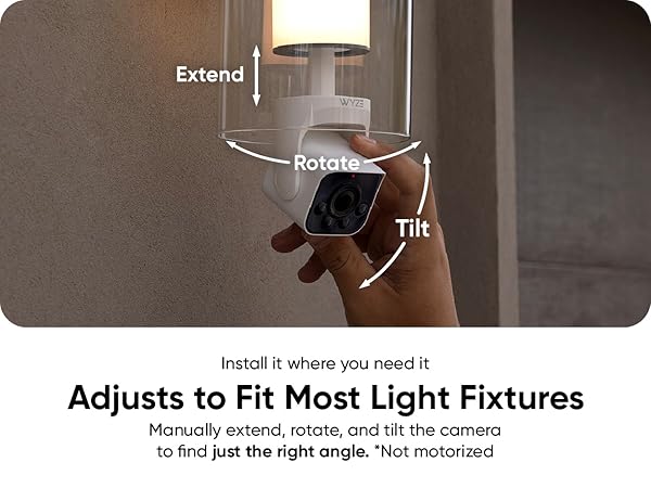 Wyze Bulb Cam Adjustable