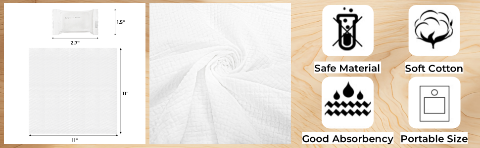 Compressed Towels
