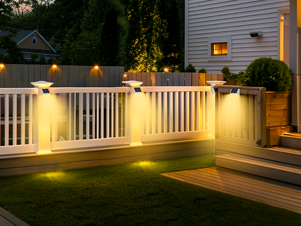 solar lights outdoor for fence