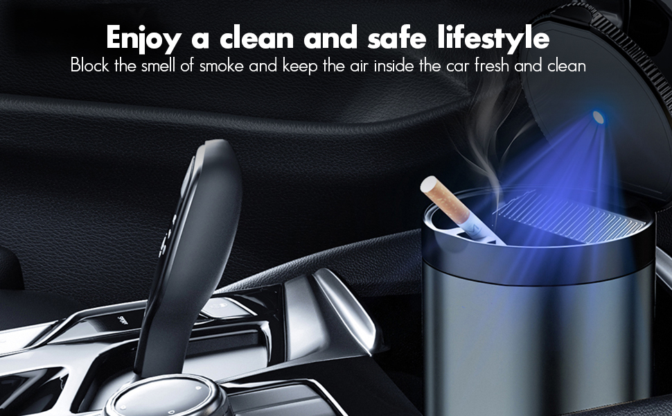 Car Ashtray with Lid