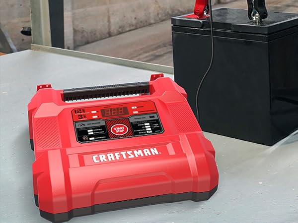 Upgraded CRAFTSMAN CMXCESM258 12A Automotive Battery Charger