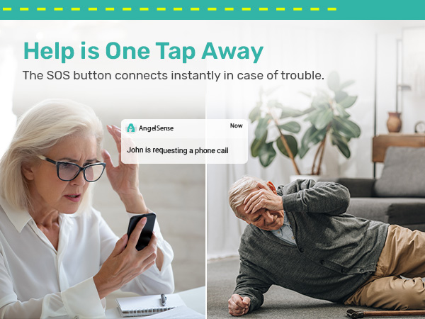 gps tracker dementia elder personal safety caregiver monitoring location tracking emergency alert