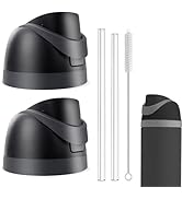 2 Pack Replacement Lid for Owala Freesip, One Button Water Bottle Replacement Cap Compatible with...