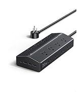 UGREEN Power Strip, 20 in 1 with 20W USB C Fast Charging[16AC + 1USB C + 3USB A][Wider Outlet Spa...