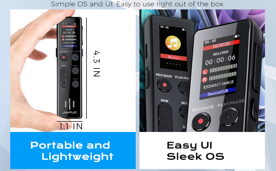 Portable and lightweight, Easy UI, Sleek OS