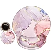 eyscar Mouse Pad Wrist Support, Ergonomic Mouse Pads,Mousepad Gel Wrist Rest with Coaster Non-Sli...