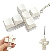 Faith Cross Keyboard Fidget Toy,Clicker Fidget Keychain,Keyboard Button Finger Clicker for Anxiet...
