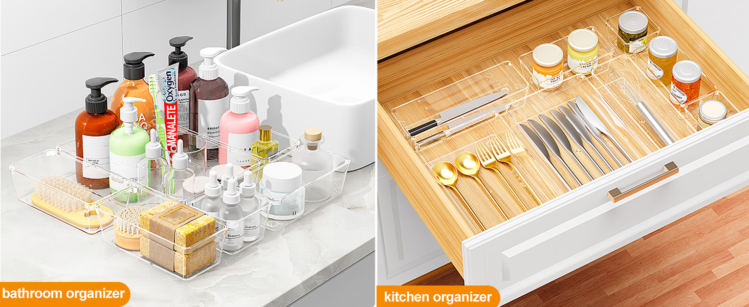 makeup drawer organizer, vanity drawer organizer