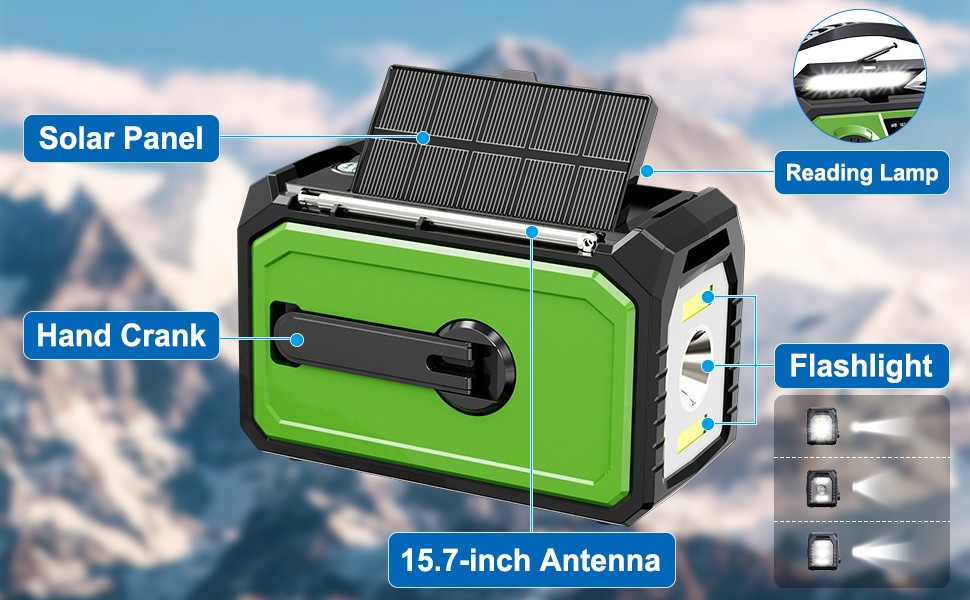 Hand Crank Emergency Weather Radio