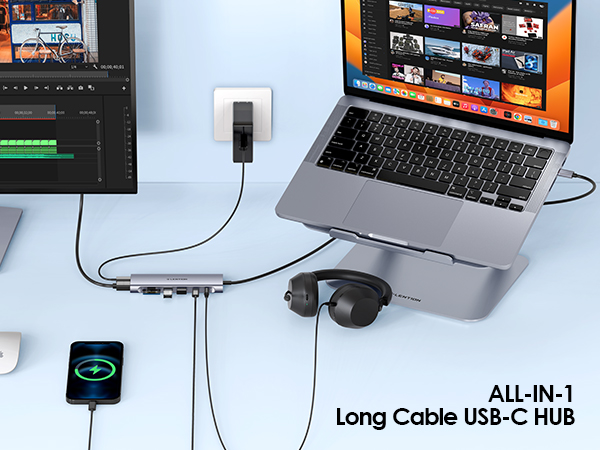long cable usb c hub