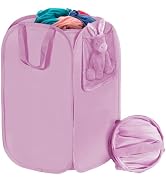 Polyester Strong Mesh Pop-up Laundry Hamper, Quality Pop Up Hampers for Laundry with Durable Hand...