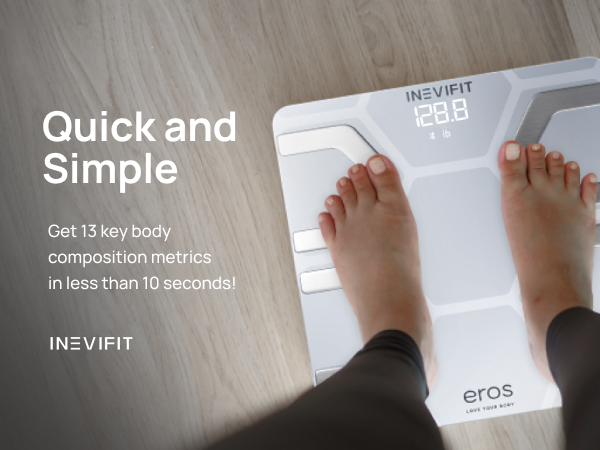 Bluetooth Eros Smart Body Fat Scale - Premium A+ - Mobile