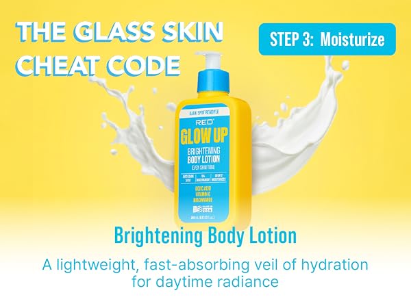 Red by Kiss Glow Up Skin Toning Body Care Collection