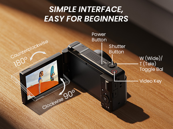 True 5K Digital Camera for Photography