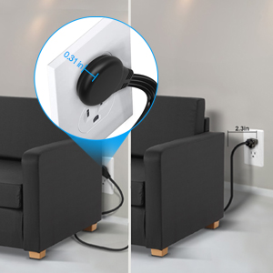 flat power strip desk power strip extension cord surge protector