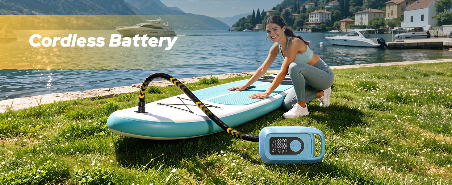 automatic paddle board pump