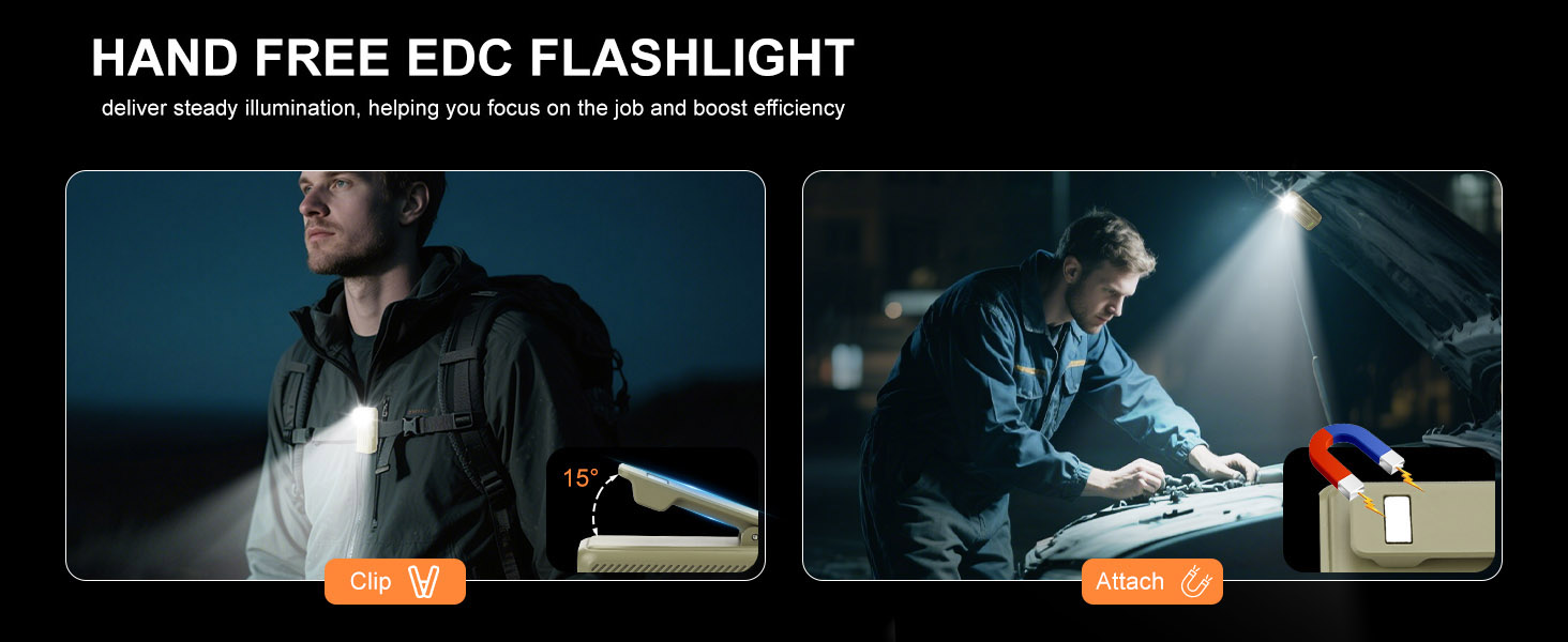 mini EDC small flashlights pocket for adult men USB c led rechargeable mental