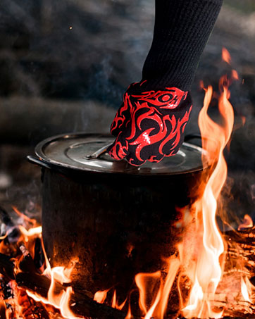Fireproof gloves
