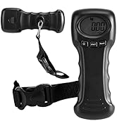 Akozon Balanzza Luggage Scales,Ocs-8 50kg/110lb Portable Digital Luggage Scale Travel Hanging Lug...