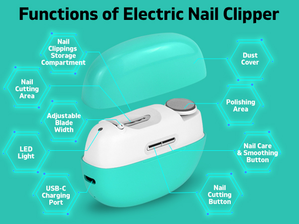 Functions of Electric Nail Clipper