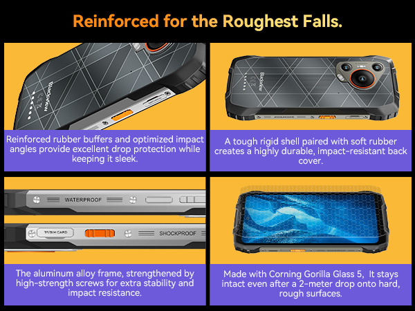 2025 waterproof shockproof 5g smartphone