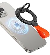 Magnetic Phone Loop Grip Compatible with iPhone 16/16 Pro/16 Pro Max/16 Plus/15/14/13/12 MagSafe ...