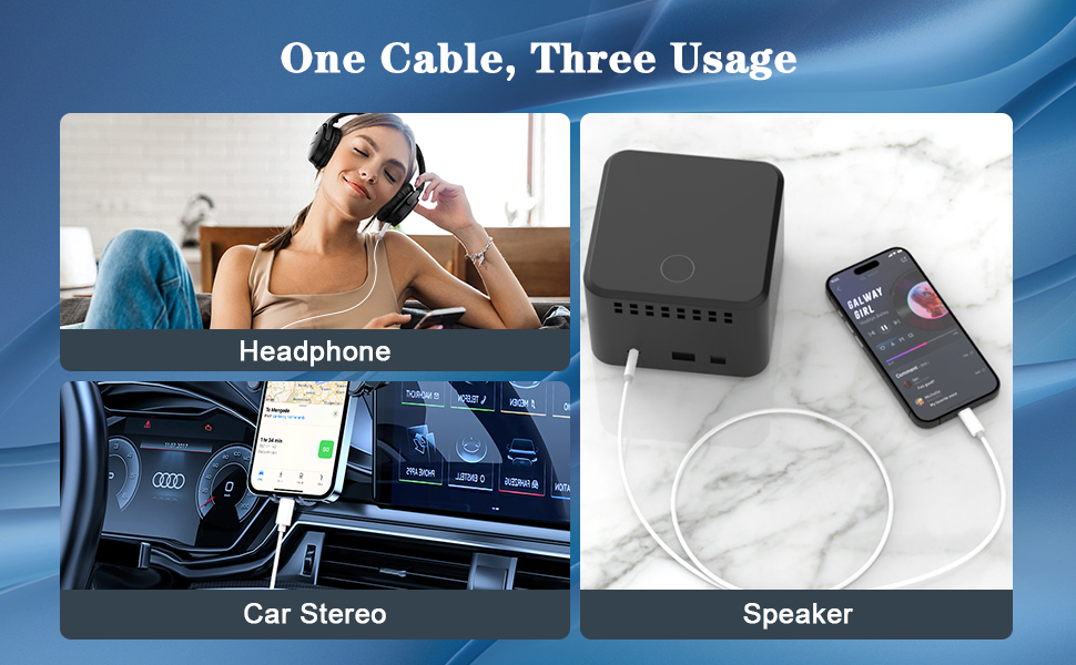 3.5mm aux audio cable