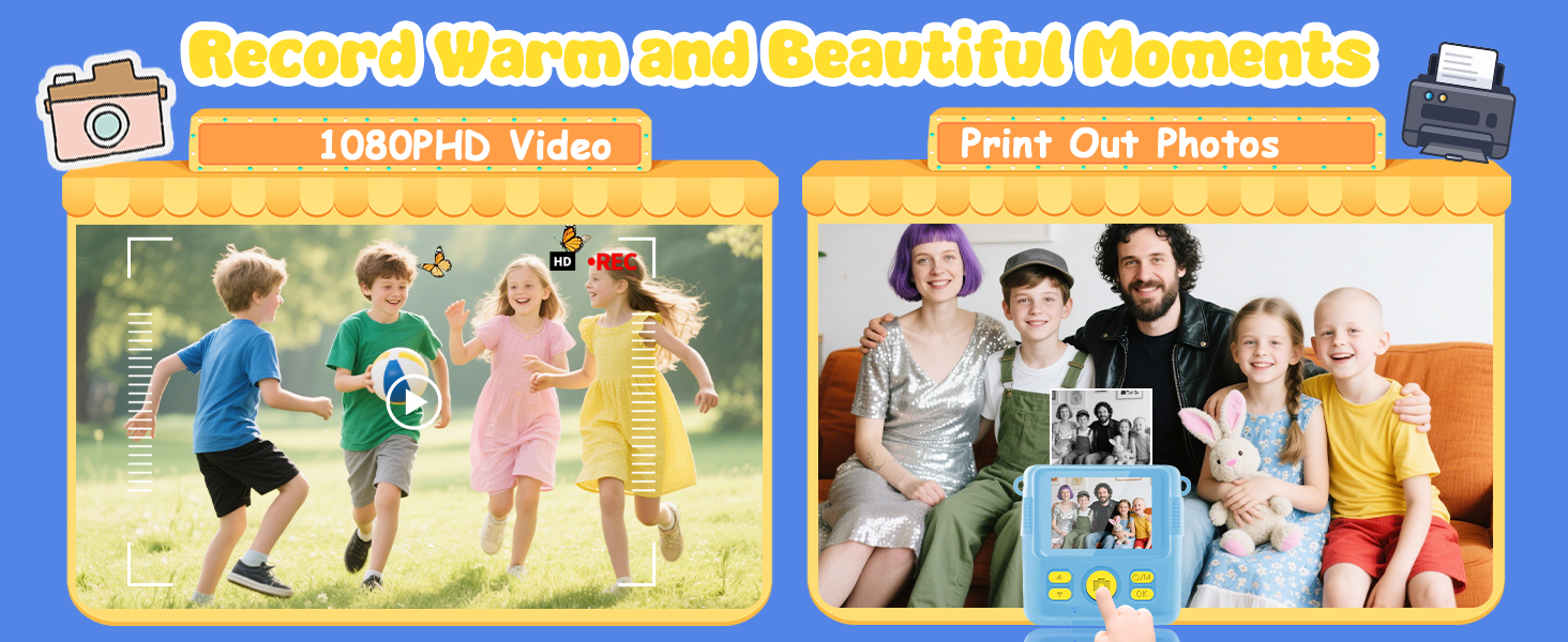 Kids Camera Instant Print