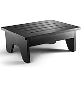 Tinamo One Step Stool for Adults 6.5" - Wooden Step Stools for Bed - 550lbs Safety Stepping Stool...