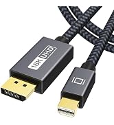 iVANKY 16K Mini DisplayPort to DisplayPort 2.1 Cable 6.6ft, 80Gbps [16K@60Hz, 8K@120Hz, 4K@240Hz]...