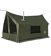 REDCAMP Large Hammock Hot Tent with Stove Jack, Waterproof &amp; Windproof Winter Wall Tent with Snow...