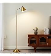 Leasgy 65.3" Modern Floor Lamps for Living Room, Floor Lamp for Bedroom, Dual-Base Industrial Sta...