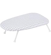 STORAGE MANIAC Tabletop Ironing Board with Folding Legs, Extra Wide Countertop Ironing Board with...