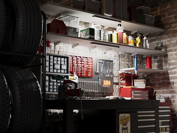 magnetic wireless motion sensor garage light
