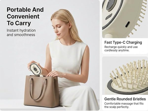 spray air cushion massage comb