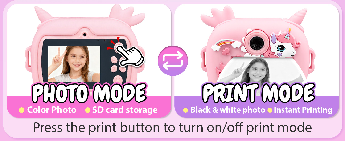 Kids Camera Instant Print